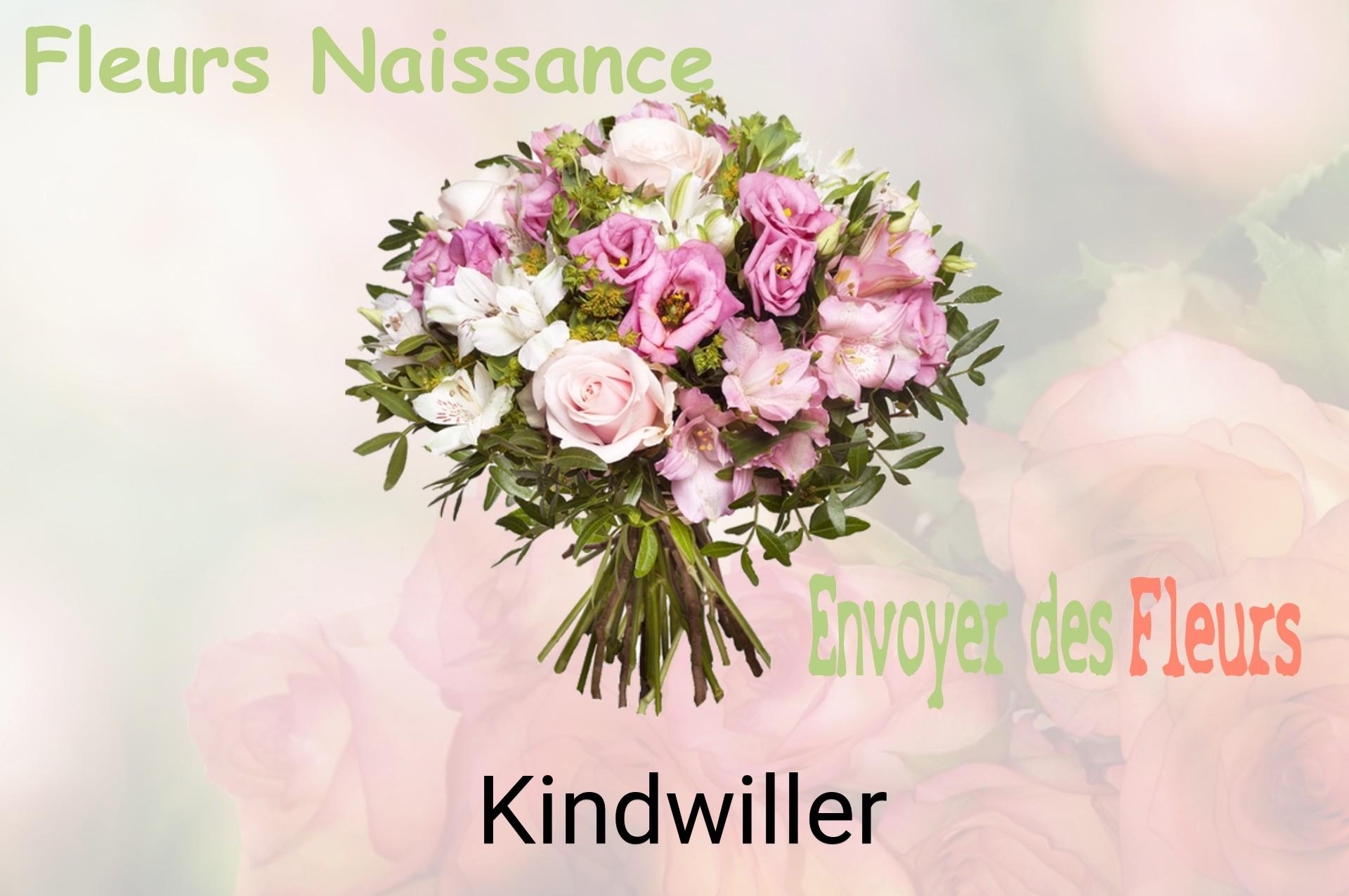 Bouquet de fleurs de naissance livré à Kindwiller